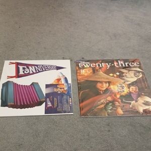 Disney Twenty-Three Magazine Cover Vinyl + Fanniversary Art Print - Multi Color